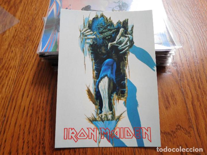 Fotos de Cantantes: Postal de Iron Maiden Eddie editada en Inglaterra