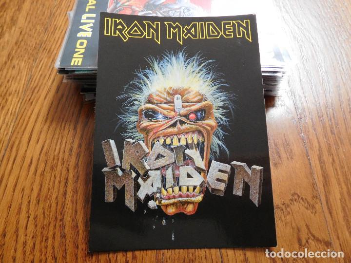 Fotos de Cantantes: Postal de Iron Maiden Eddie editada en Inglaterra