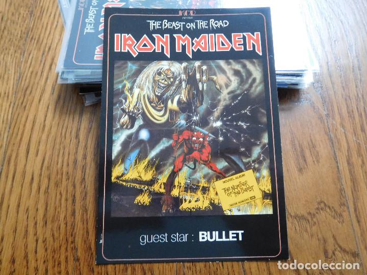 Fotos de Cantantes: Postal de Iron Maiden the beast on the road editada en Francia