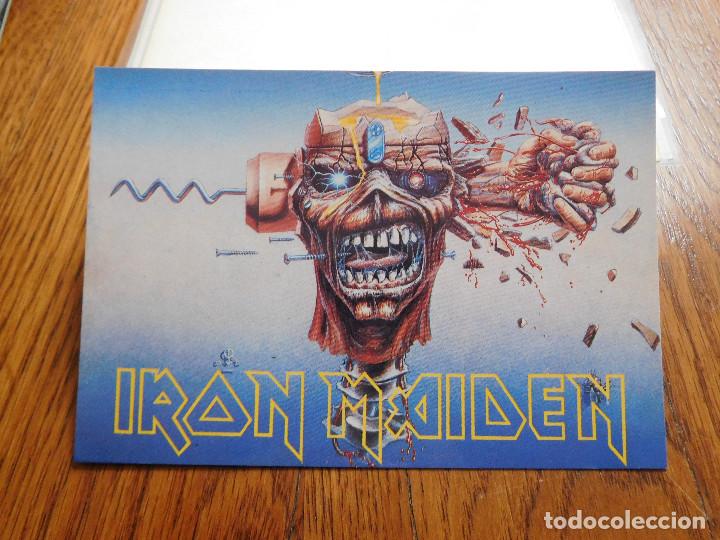 Fotos de Cantantes: Postal de Iron Maiden can i play with madness editada en Italia
