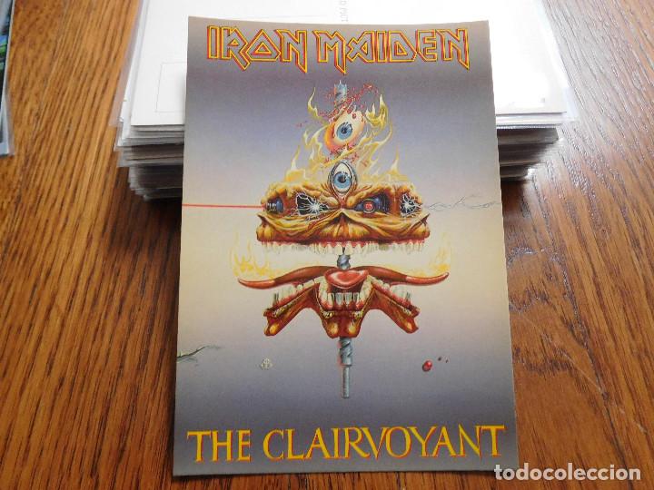 Fotos de Cantantes: Postal de Iron Maiden the clairvoyant editada en Inglaterra