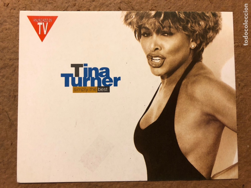 Photos of Singers: TINA TURNER &ldquo;SIMPLY THE BEST&rdquo; (1991). TARJETA PROMOCIONAL.