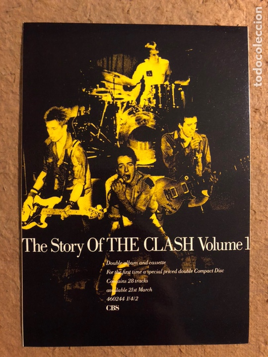 Fotos de Cantores: THE CLASH &ldquo;THE STORY OF THE CLASH VOLUME I&rdquo; (1988). POSTAL SIN CIRCULAR.