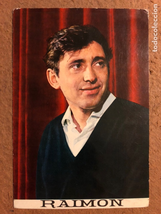 Photos de Chanteurs et Chanteuses: RAIMON, GANADOR DE LA CANCI&Oacute;N DEL MEDITERR&Aacute;NEO. POSTAL SIN CIRCULAR BERGAS N&deg; 70 (1964).