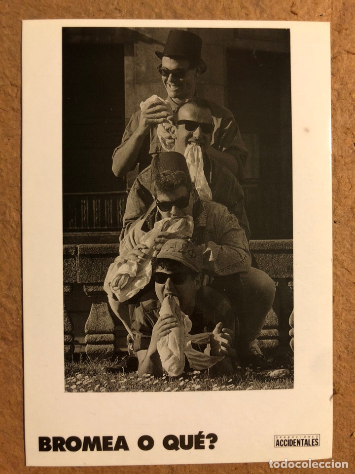Fotos von Musikern: BROMEA O QU&Eacute;?. FOTOGRAF&Iacute;A PROMOCIONAL GRABACIONES ACCIDENTALES (1988).