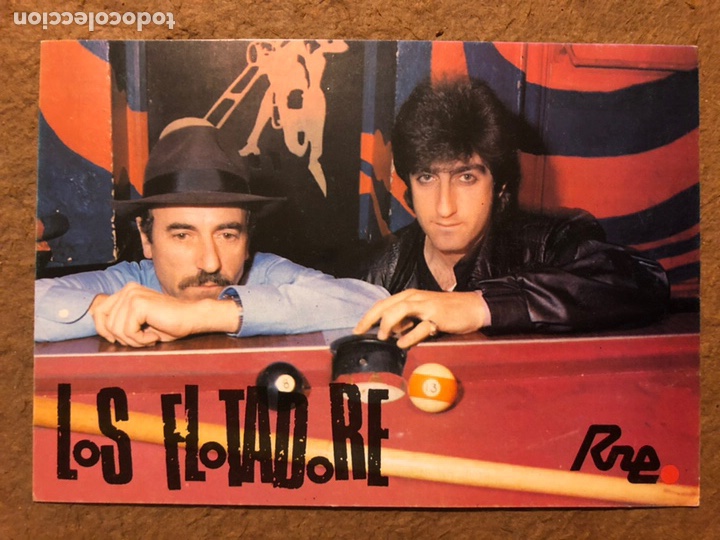 Photos de Chanteurs et Chanteuses: LOS FLOTADORES. POSTAL SIN CIRCULAR PROMOCIONAL RNE (1990).