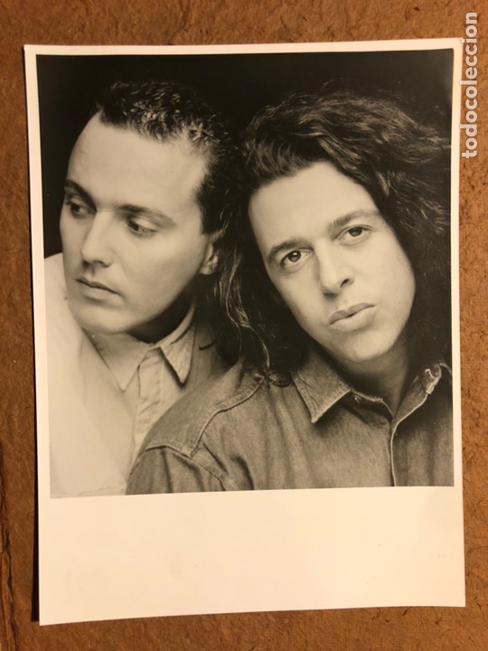 Photos de Chanteurs et Chanteuses: TEARS FOR FEARS. FOTOGRAF&Iacute;A PROMOCIONAL EN B/N DE LOS A&Ntilde;OS 80.