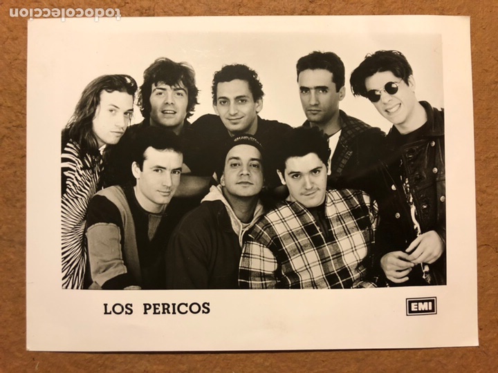 Fotos de Cantores: LOS PERICOS. FOTOGRAF&Iacute;A PROMOCIONAL EN B/N DISCOGR&Aacute;FICA EMI.