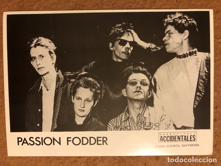 Photos of Singers: PASSION FODDER. FOTOGRAF&Iacute;A PROMOCIONAL DISCOGR&Aacute;FICA GRABACIONES ACCIDENTALES