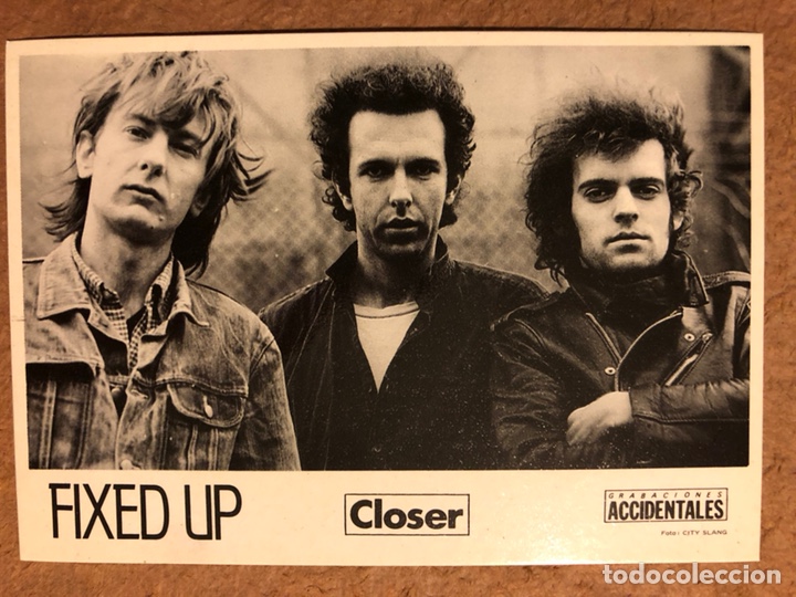 Fotos de Cantantes: FIXED UP. FOTOGRAF&Iacute;A PROMOCIONAL DISCOGR&Aacute;FICA GRABACIONES ACCIDENTALES - CLOSER