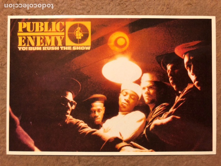 Photos de Chanteurs et Chanteuses: PUBLIC ENEMY &ldquo;YO BUMRUSH THE SHOW&rdquo; (1997). POSTAL SIN CIRCULAR.
