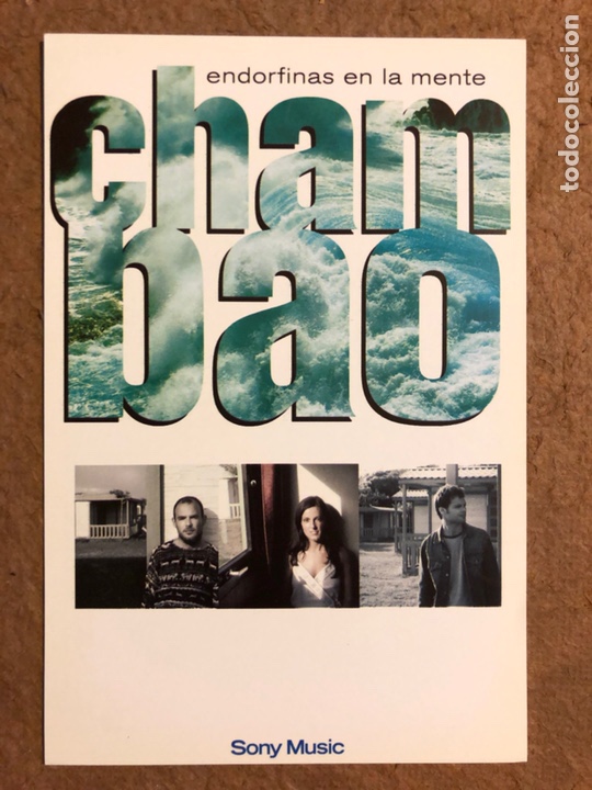 Photos de Chanteurs et Chanteuses: CHAMBAO &ldquo;ENDORFINAS EN LA MENTE&rdquo; (2003). POSTAL SIN CIRCULAR PROMOCIONAL SONY.