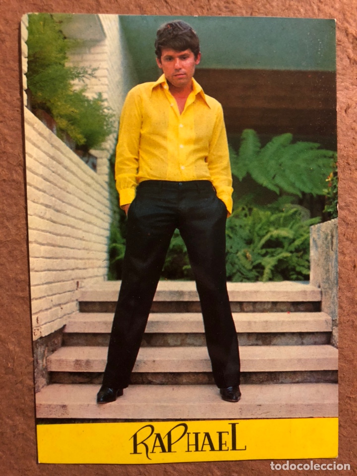 Photos de Chanteurs et Chanteuses: RAPHAEL. POSTAL SIN CIRCULAR BERGAS N&deg; 795 (1968).