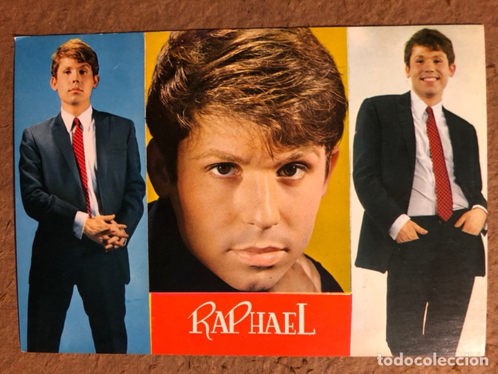 Photos de Chanteurs et Chanteuses: RAPHAEL. POSTAL SIN CIRCULAR BERGAS N&deg; 694.