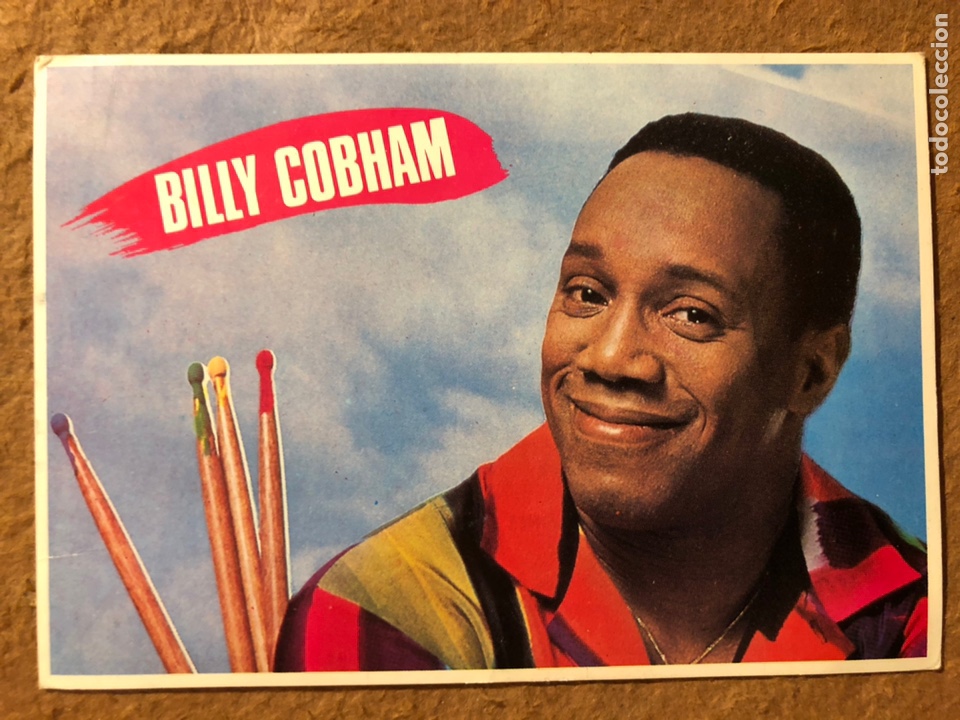 Fotos von Musikern: BILLY COBHAM. POSTAL CIRCULADA PROMOCIONAL GIRA ESPA&Ntilde;A 1987. DOCTOR MUSIC CONCERT PROMOTER