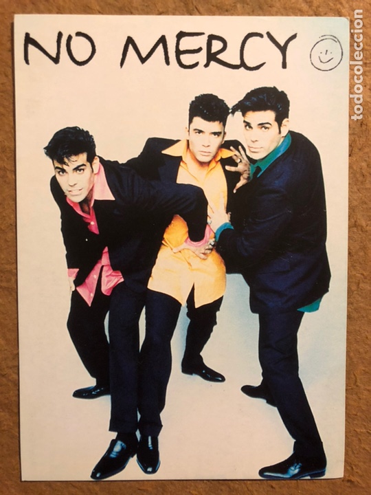 Photos de Chanteurs et Chanteuses: NO MERCY &ldquo;MY PROMISE&rdquo; (1996). FOTOGRAF&Iacute;A POSTAL PROMOCIONAL ARIOLA - BMG.