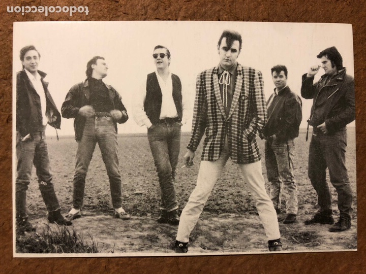 Photos de Chanteurs et Chanteuses: FRANKY - FRANKY Y EL RITMO PROVISIONAL. POSTAL PROMOCIONAL LA F&Aacute;BRICA MAGN&Eacute;TICA (1988).