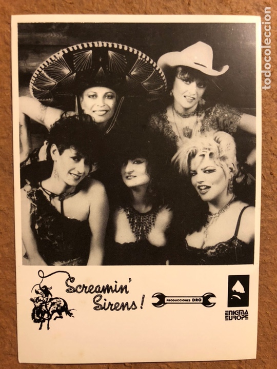 Photos de Chanteurs et Chanteuses: SCREAMIN&rsquo; SIRENS!. FOTOGRAF&Iacute;A PROMOCIONAL PRODUCCIONES DRO (A&Ntilde;OS 80).