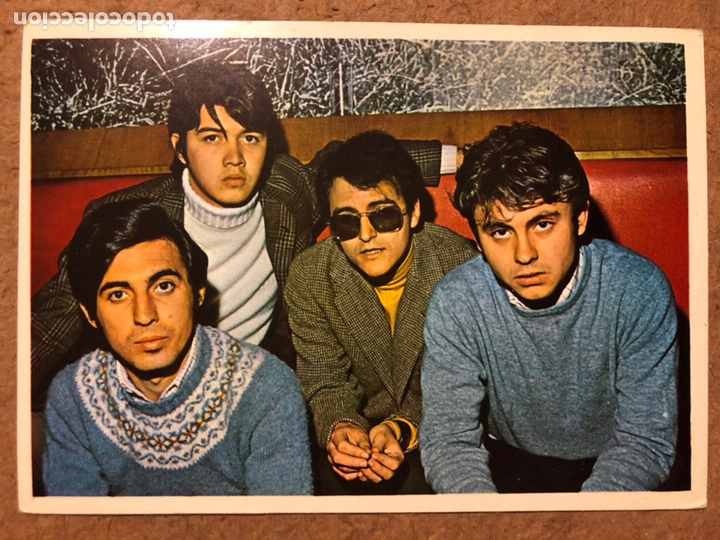 Photos of Singers: LOS BRINCOS. POSTAL SIN CIRCULAR RECUADRO BLANCO - VIKINGO N&deg; S-533.