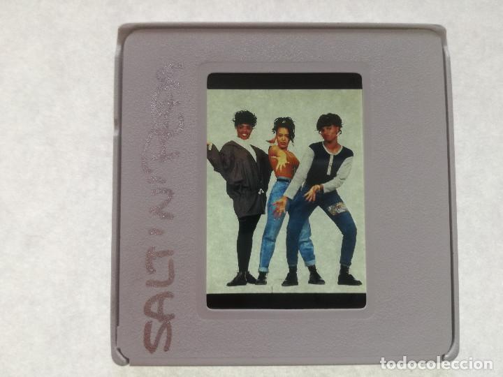 Photos de Chanteurs et Chanteuses: SALT 'N' PEPA // DIAPOSITIVA ORIGINAL PROMOCIONAL DE POLYGRAM IBERICA 1990's // PHOTO FILM SLIDE