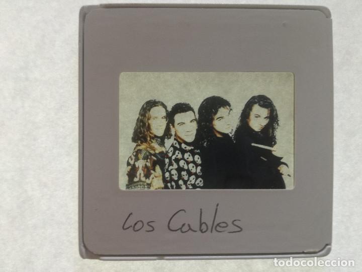Photos de Chanteurs et Chanteuses: LOS CABLES // DIAPOSITIVA ORIGINAL PROMOCIONAL DE POLYGRAM IBERICA 1990's // PHOTO FILM SLIDE