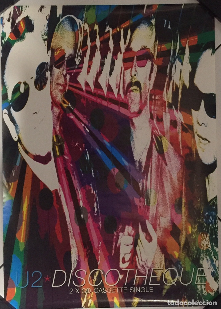 Fotos de cantantes: U2 P&Oacute;STER DISCOTHEQUE - 48x68cm