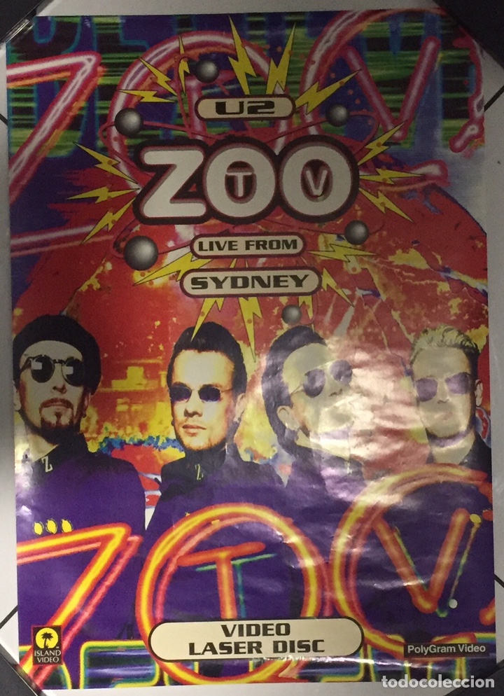 Fotos de cantantes: U2 Poster LIVE FROM SYDNEY - ZOO TV