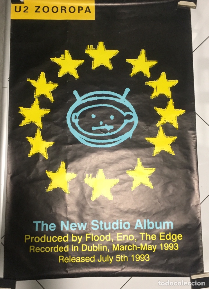 Fotos de cantantes: U2 Poster ZOOROPA - Poster promocional del &aacute;lbum , 1993