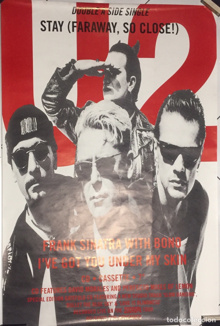 Fotos de cantantes: U2 P&oacute;ster Stay (Faraway, so close) - Poster promocional del &aacute;lbum 97 x 145cm
