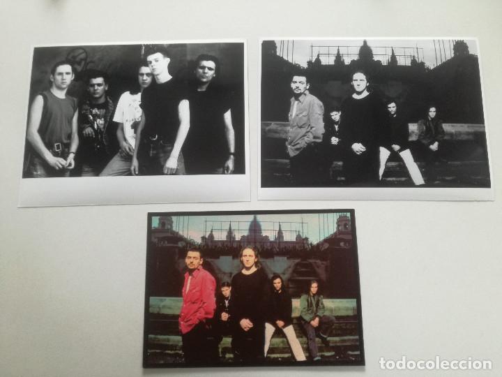 Photos de Chanteurs et Chanteuses: GUN // 2 FOTOGRAFIAS PROMOCIONALES + CARTON PROMOCION 1989-90 // DE ARCHIVO POLYGRAM