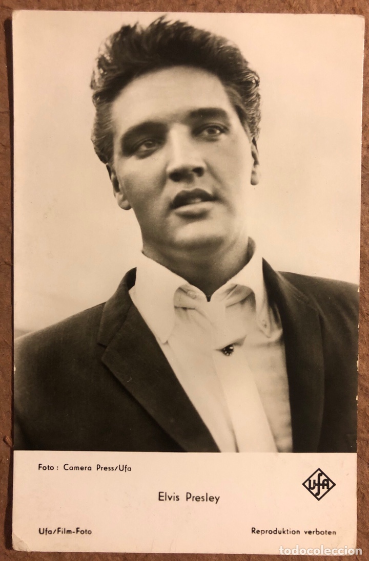 Foto di Cantanti: ELVIS PRESLEY. POSTAL SIN CIRCULAR UFA FILM FOTO.