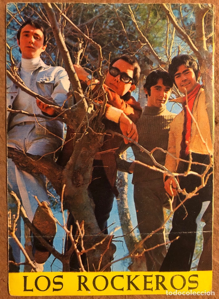 Photos de Chanteurs et Chanteuses: LOS ROCKEROS. POSTAL SIN CIRCULAR BERGAS N&deg; 789.