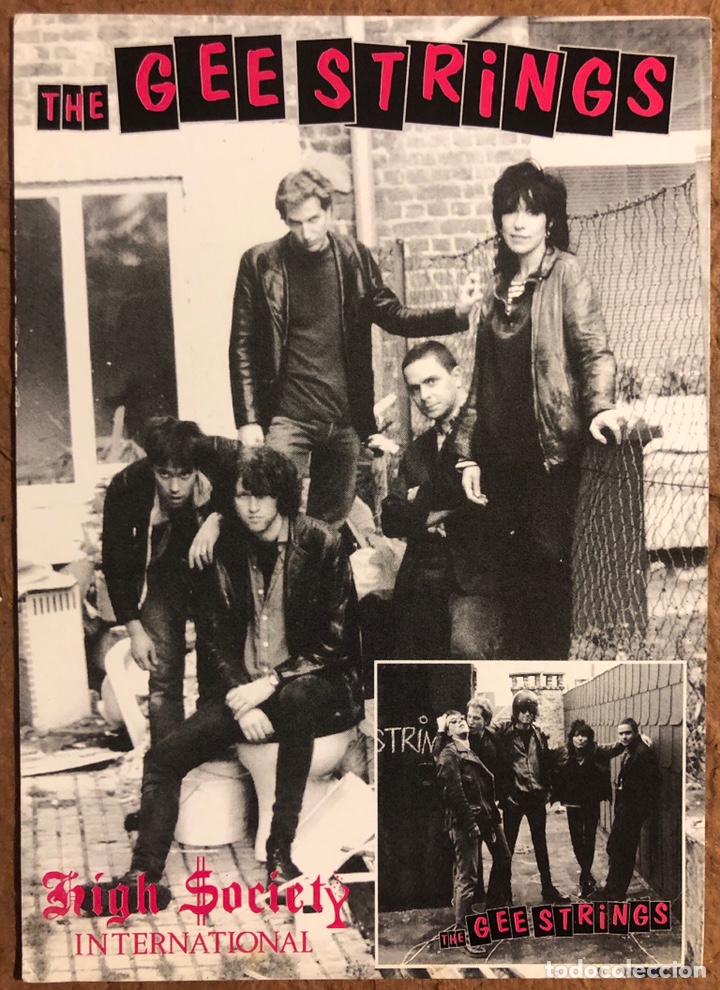 Photos de Chanteurs et Chanteuses: THE GEE STRINGS. POSTAL SIN CIRCULAR HIGH SOCIETY INTERNATIONAL / NEWMUSIC (1997).