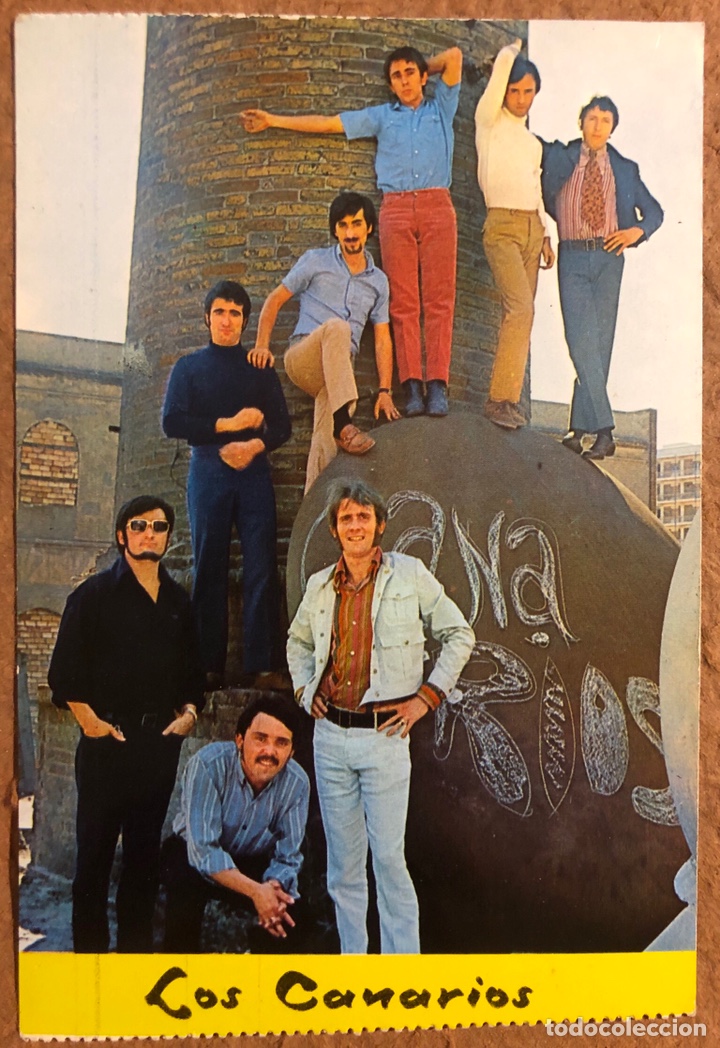 Photos of Singers: LOS CANARIOS. POSTAL SIN CIRCULAR ED. BERGAS. FOTO: MERIDIANO.