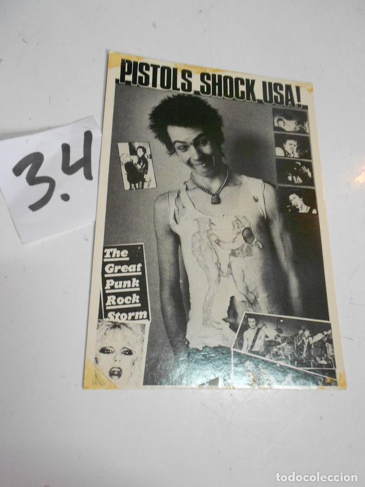 Fotos de cantantes: ANTIGUA POSTAL GRUPO MUSICAL - ENVIO INCLUIDO A ESPA&Ntilde;A - SEX PISTOLS