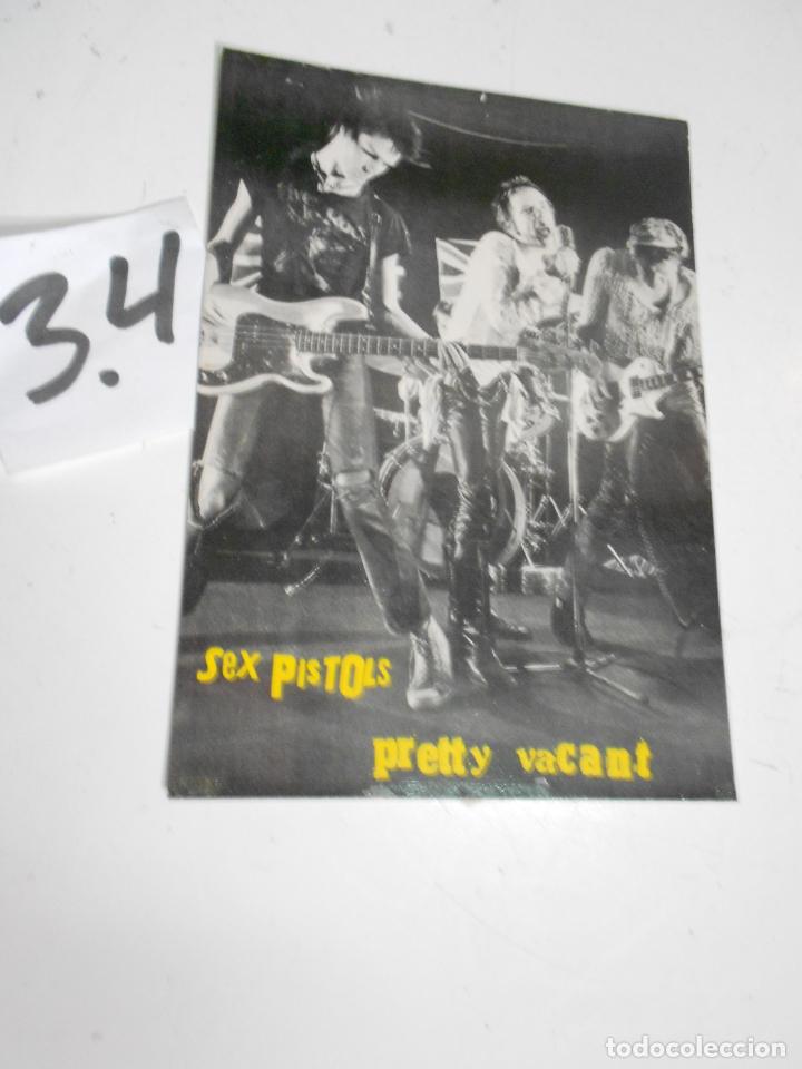 Fotos de cantantes: ANTIGUA POSTAL GRUPO MUSICAL - ENVIO INCLUIDO A ESPA&Ntilde;A - SEX PISTOLS