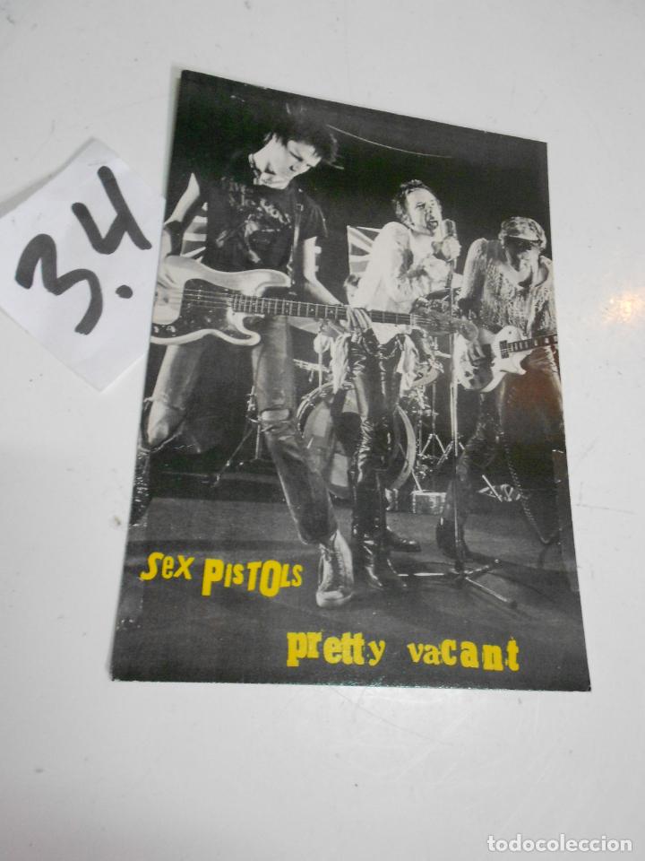 Fotos de cantantes: ANTIGUA POSTAL GRUPO MUSICAL - ENVIO INCLUIDO A ESPA&Ntilde;A - SEX PISTOLS