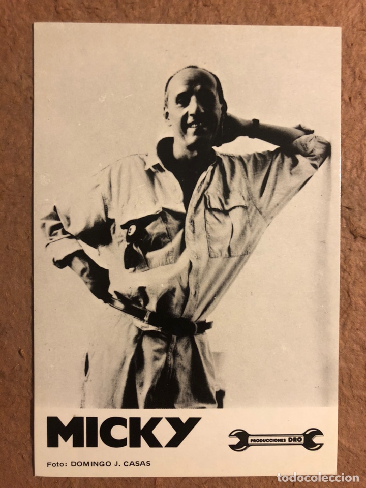 Photos of Singers: MICKY. FOTOGRAF&Iacute;A PROMOCIONAL DISCOGR&Aacute;FICA PRODUCCIONES DRO, A&Ntilde;OS 80. FOTO: DOMINGO J. CASAS.