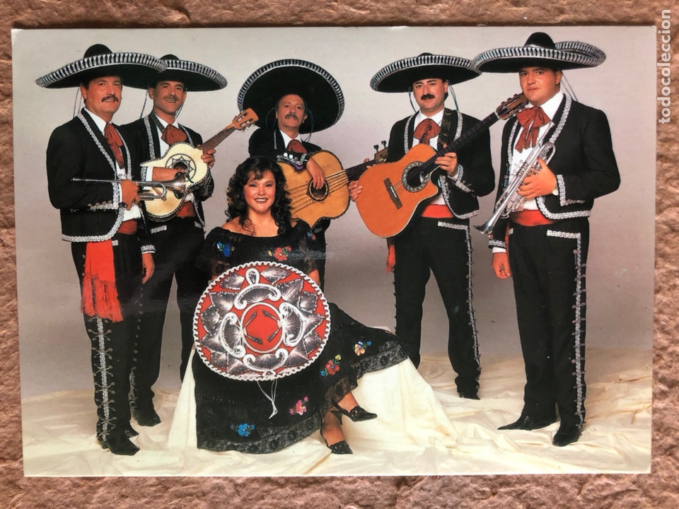 Fotos de Cantores: MARIACHI CHARROS DE ESPA&Ntilde;A. TARJETA PROMOCIONAL DEL CONJUNTO.