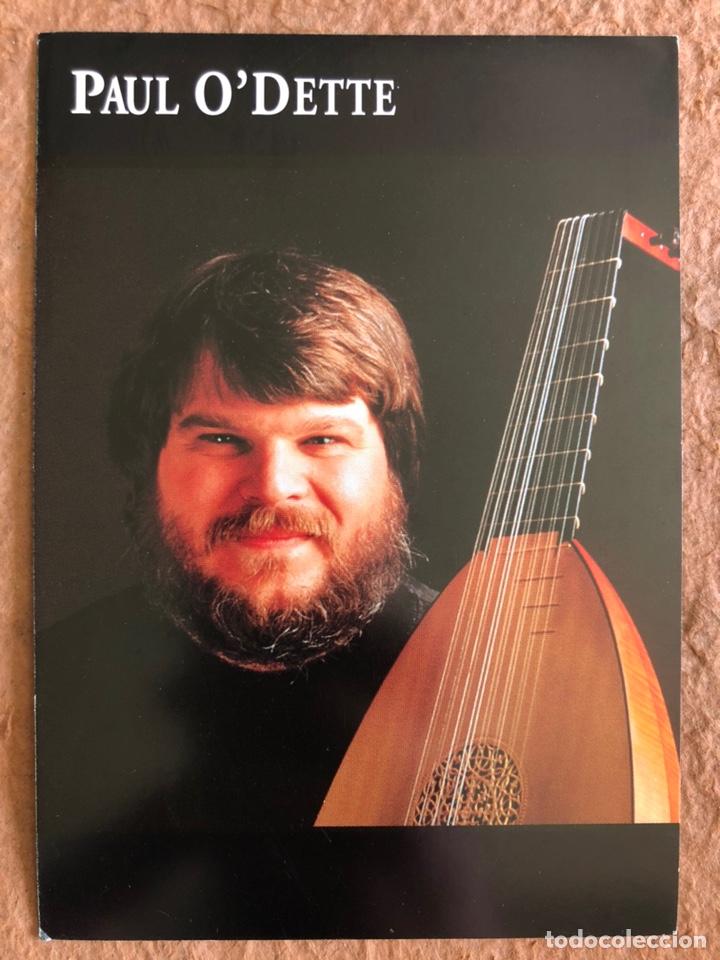 Fotos von Musikern: PAUL O&rsquo;DETTE. TARJETA PROMOCIONAL DEL CANTANTE, A&Ntilde;OS 80.