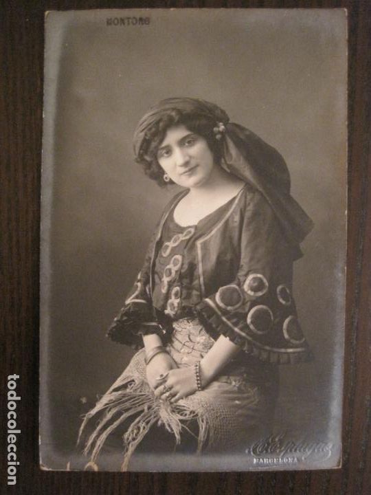Photos of Singers: MONTORO-SELLO EN SECO A.ESPLUGAS-BARCELONA-POSTAL FOTOGRAFICA ANTIGUA-VER FOTOS-(68.987)