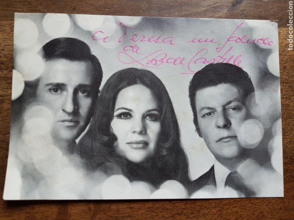 Photos of Singers: Postal artistica Los 3 de castilla firmada 1971