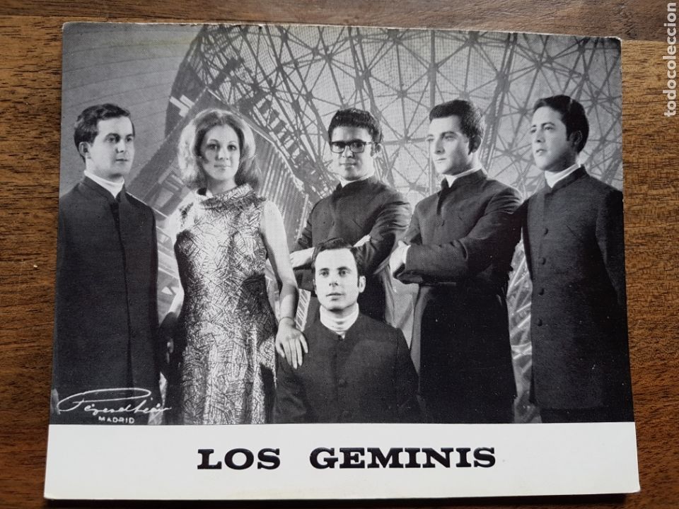 Photos of Singers: Postal artistica Los geminis a&ntilde;os 70 firmada