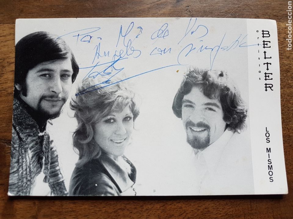 Photos of Singers: Foto artistica firmada los mismos a&ntilde;os 70