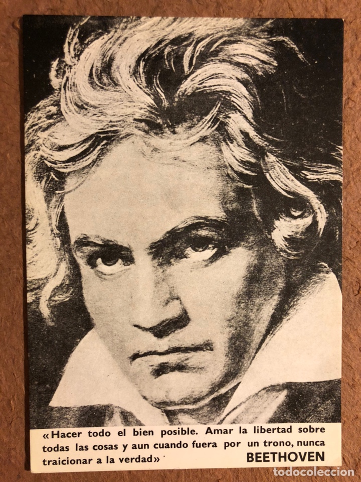 Fotos de Cantantes: BEETHOVEN. POSTAL SIN CIRCULAR.