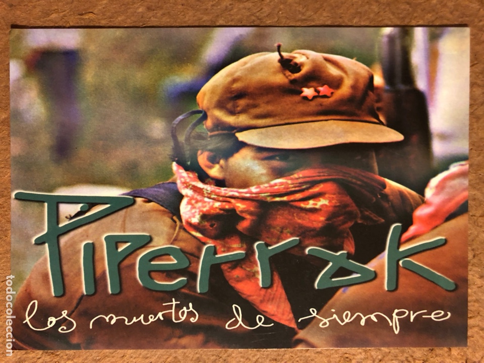 Photos of Singers: PIPERRAK &ldquo;LOS MUERTOS DE SIEMPRE&rdquo; (1995). POSTAL SIN CIRCULAR PROMOCIONAL DISCOS SUICIDAS.