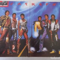Fotos de Cantantes: POSTER DE JACKSONS / PECOS DE LA REVISTA EL GRAN MUSICAL DE LOS AÑOS '80