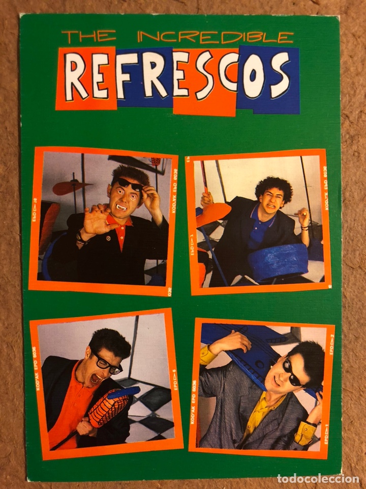 Photos de Chanteurs et Chanteuses: THE REFRESCOS &ldquo;KINGS OF CHUNDA CHUNDA&rdquo;. POSTAL SIN CIRCULAR PROMOCIONAL POLYGRAM.