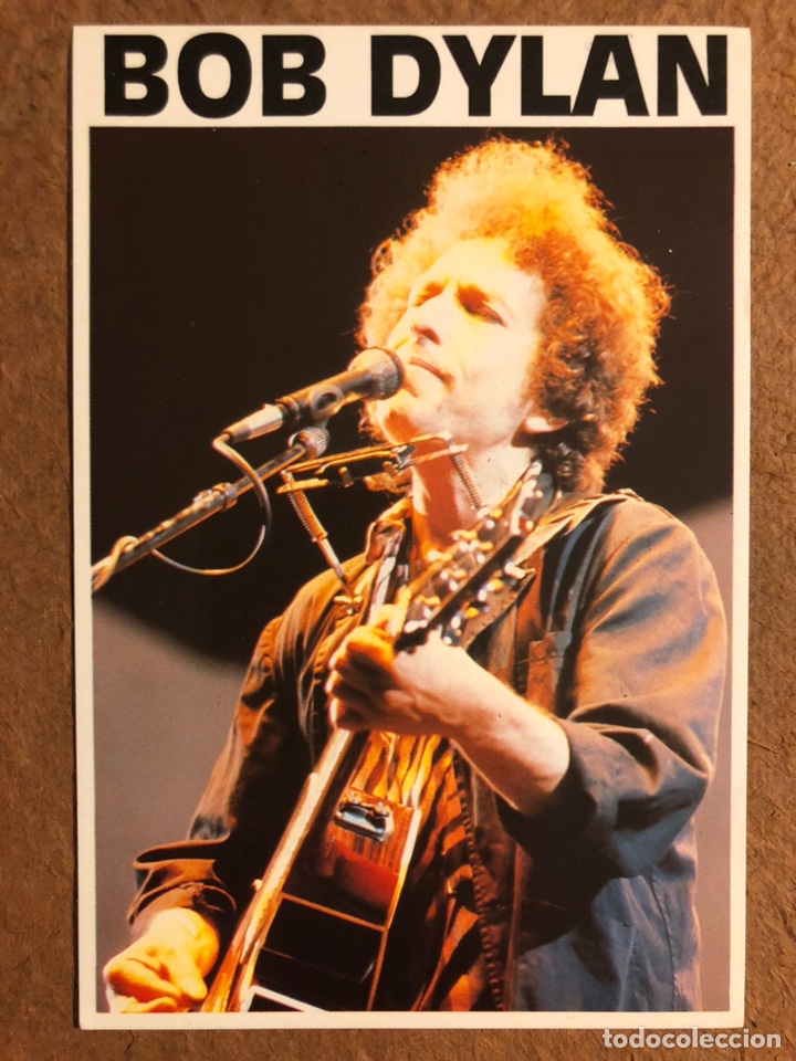 BOB DYLAN &ldquo;HARMONICA&rdquo;. POSTAL SIN CIRCULAR.