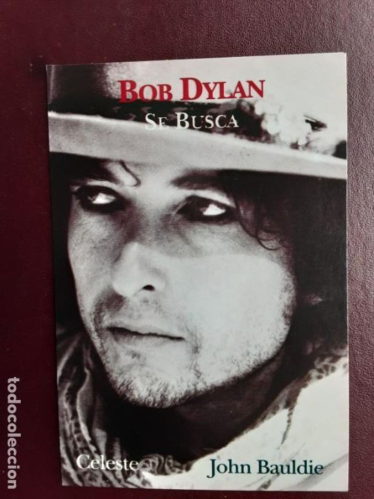 Fotos de Cantantes: POSTAL DE BOB DYLAN PROMOCIONAL DE SU LIBRO: SE BUSCA